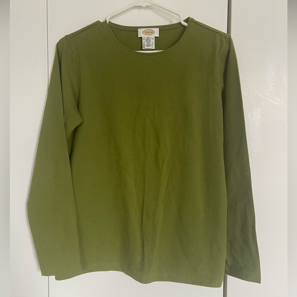 Talbots Green Long-Sleeve Shirt